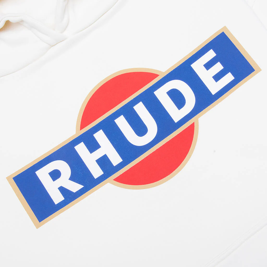 Vintage Racer Hoodie - Vintage White - Image 3