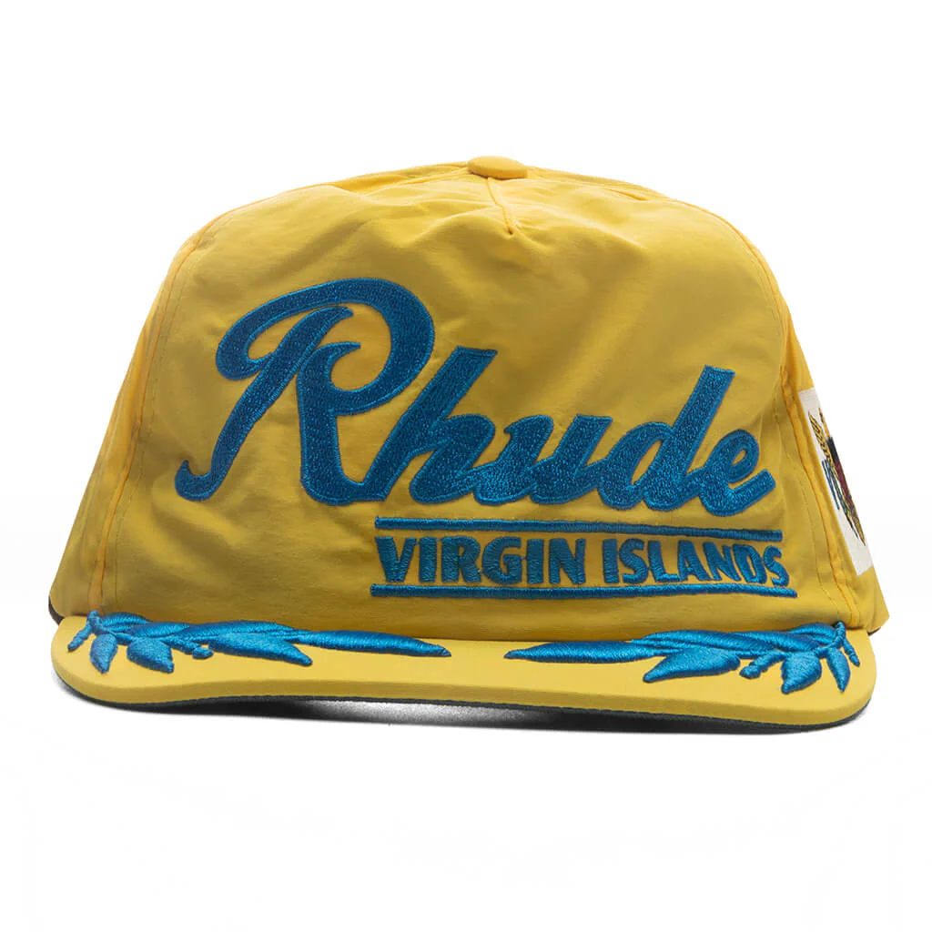 Rhude Virgin Islands Hat - Yellow/Blue