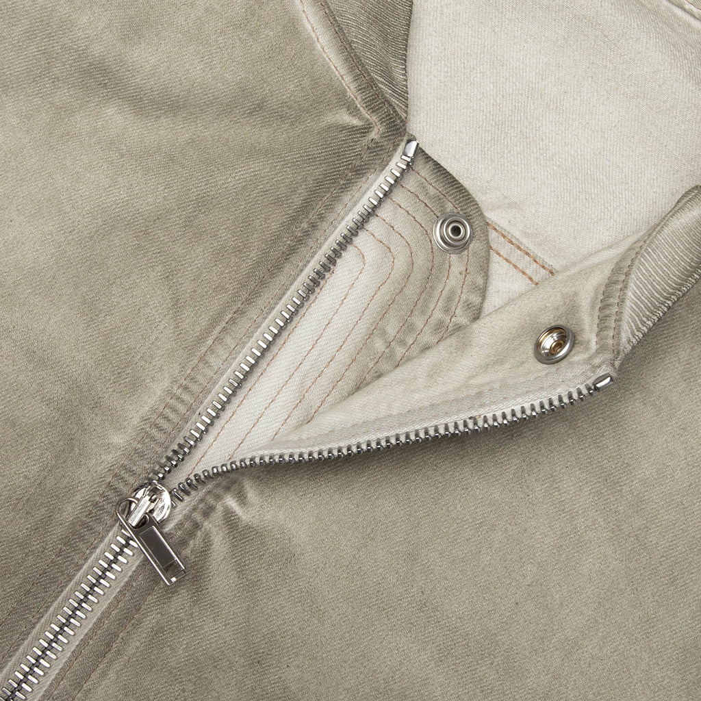 Bauhaus Flight Denim Bomber Jacket - Sand - Image 3