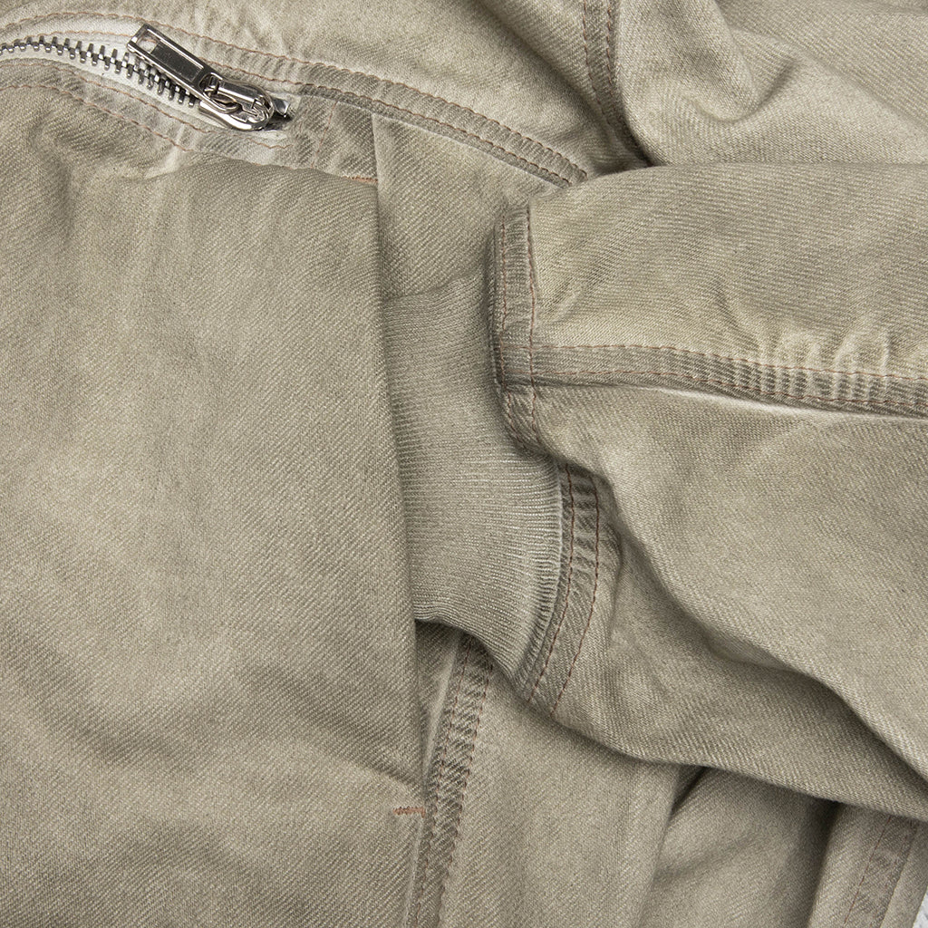 Bauhaus Flight Denim Bomber Jacket - Sand - Image 4