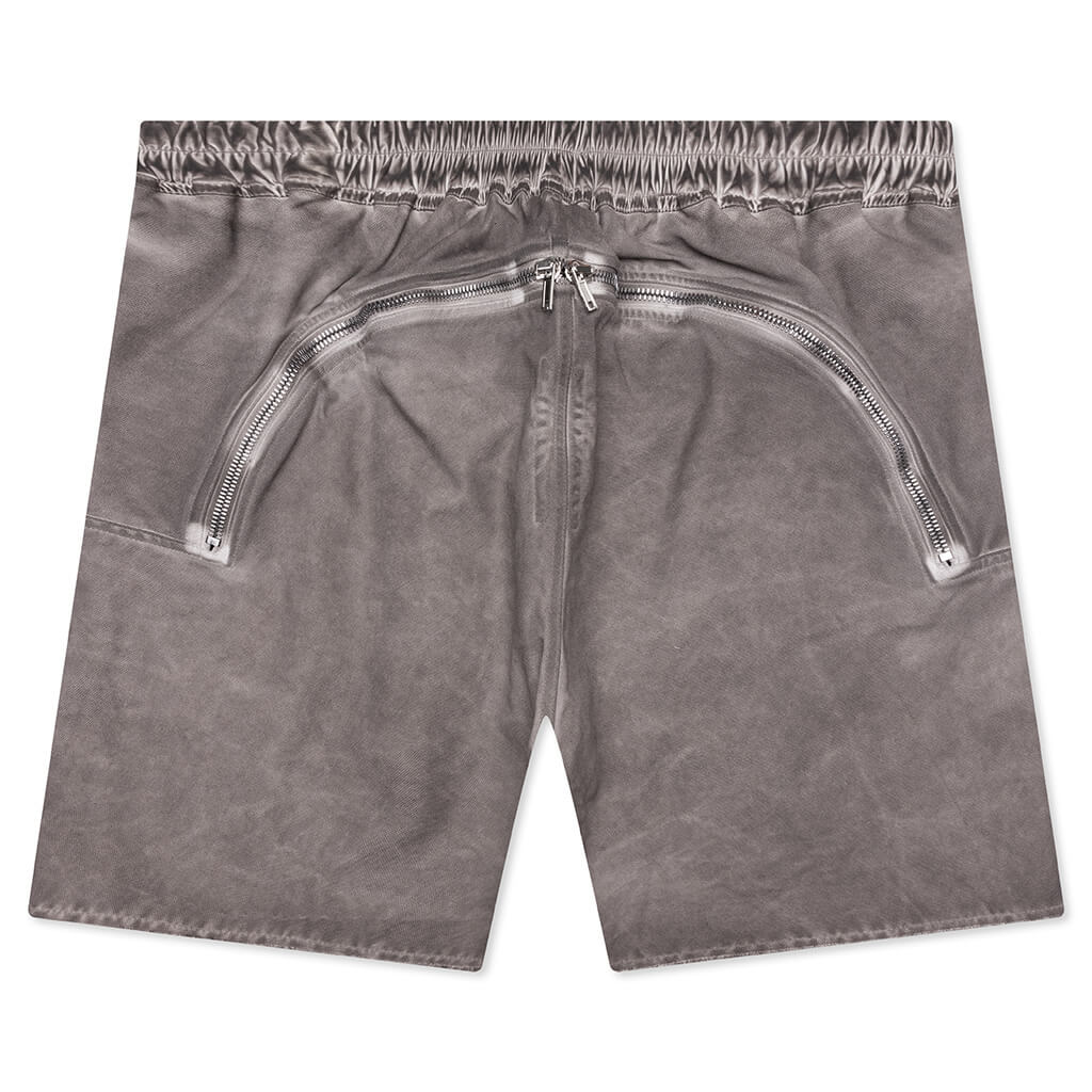 Butt Zipp Long Boxer Shorts - Dust - Image 2