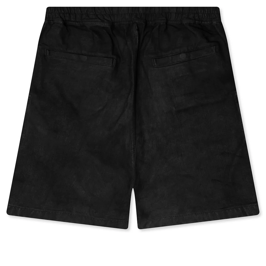 Cargobela Denim Shorts - Black Wax - Image 2