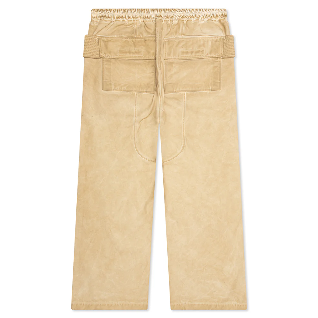 Creatch Wide Cargo Drawstring Pants - Pearl/Milk - Image 2