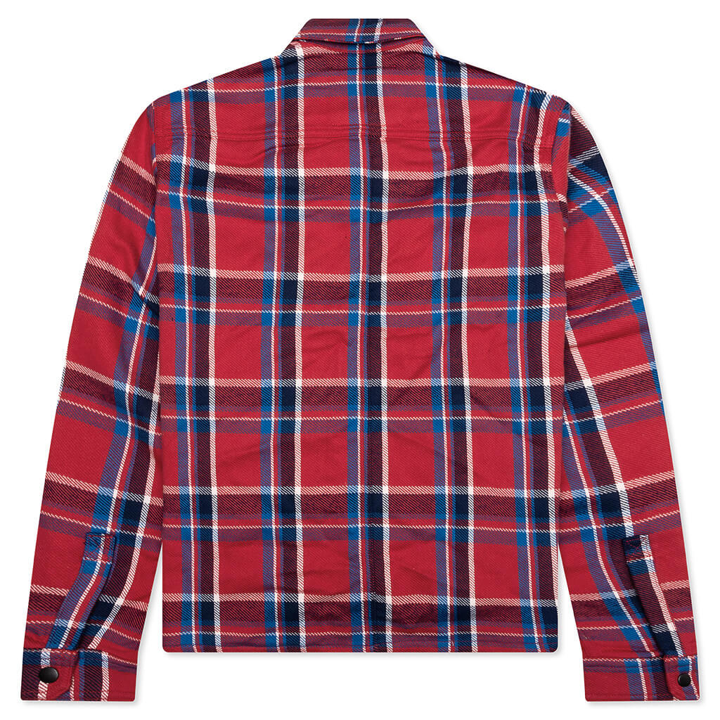Cropped Outershirt - Red Plaid - Image 2