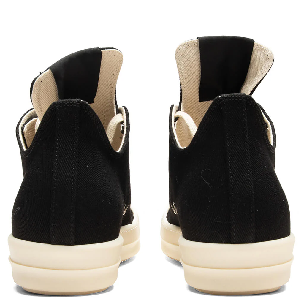 Denim Low Sneaks - Black/Milk - Image 4