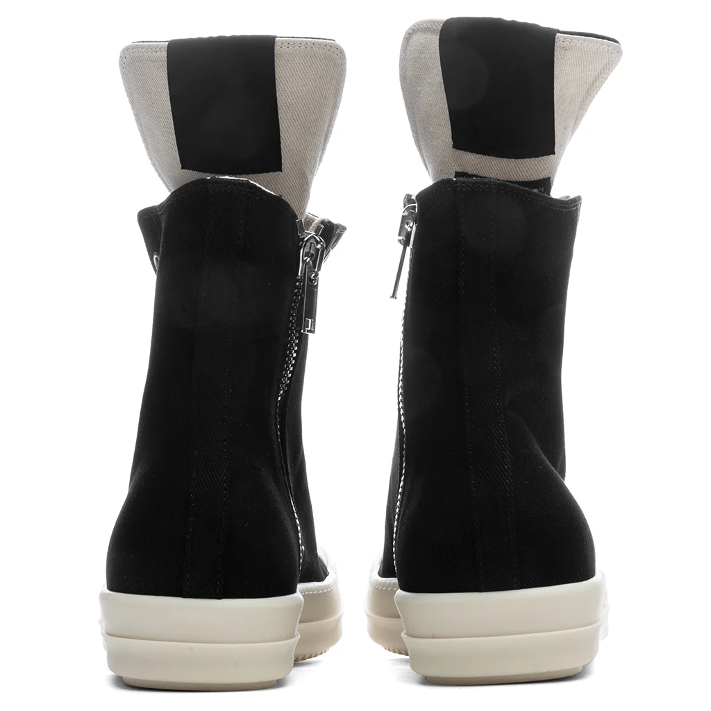 Denim Sneaks - Black/Milk - Image 4