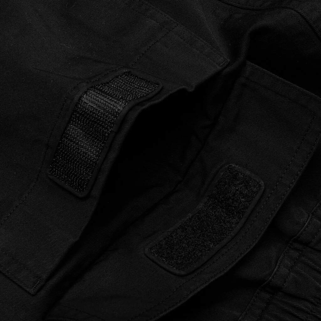 Double Cargo Jumbo Belas Pants - Black - Image 3