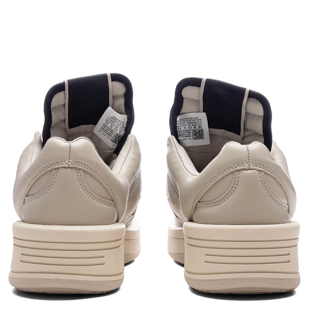 Rick Owens DRKSHDW x Converse Turbowpn Ox Leather Shoes - Oyster/Black - Image 4