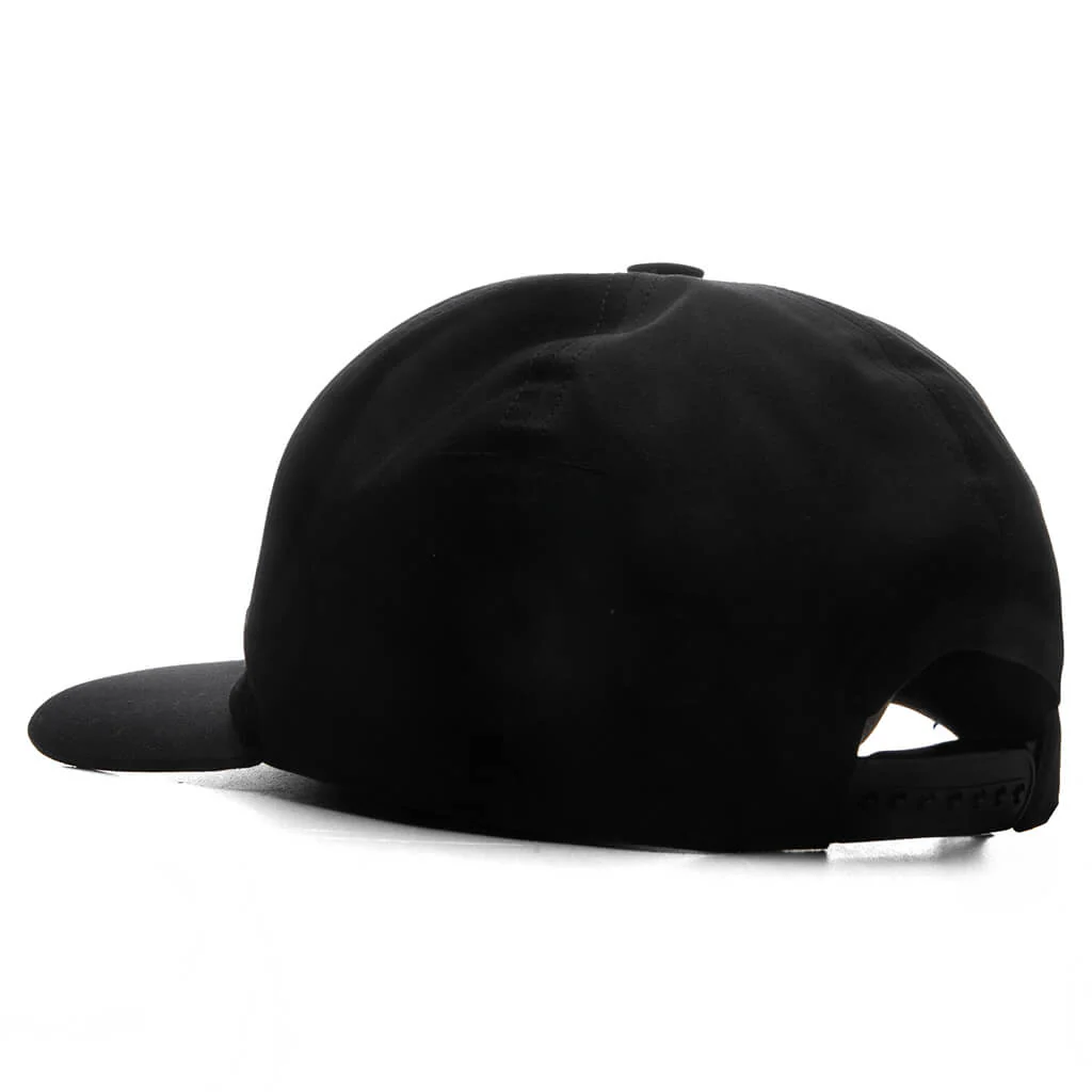 Embroidered Baseball Cap - Black/Pearl - Image 4