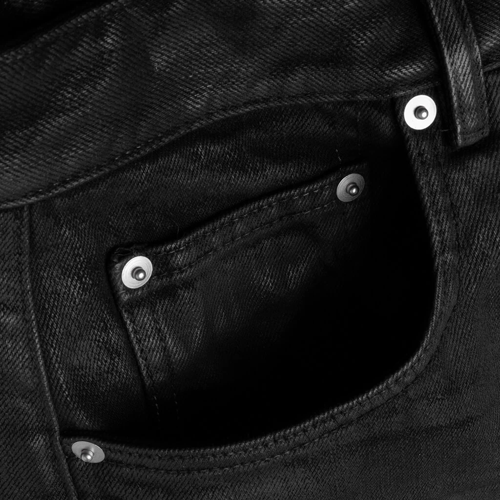Geth Denim Jeans - Black Wax - Image 3