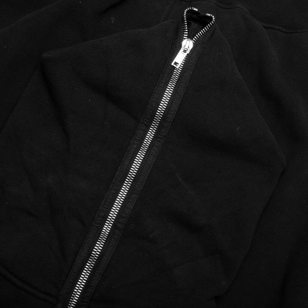 Jumbo Gimp Hoodie - Black - Image 4