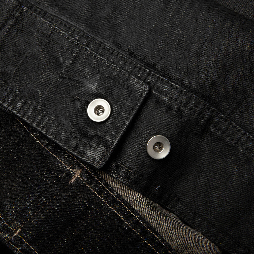 Jumbo Worker Denim Jacket - Dust/Black/Cream - Image 5