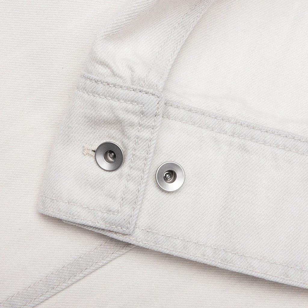 Jumbo Worker Denim Jacket - Milk Wash - Image 3