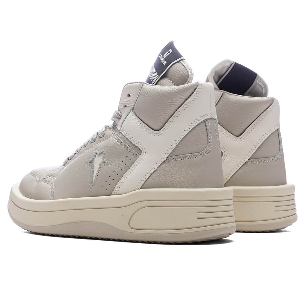 Converse x Rick Owens DRKSHDW TURBOWPN - White/Oyster - Image 3
