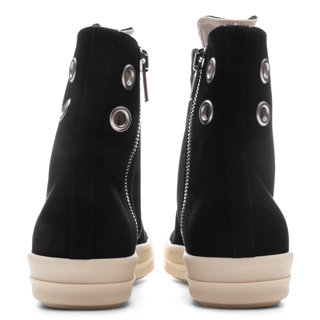 Scarpe in Denim Porterville Sneakers - Black/Milk - Image 4