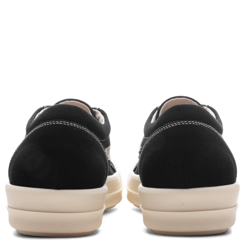 Scarpe in Denim Vintage Low Sneakers - Black/Milk - Image 4