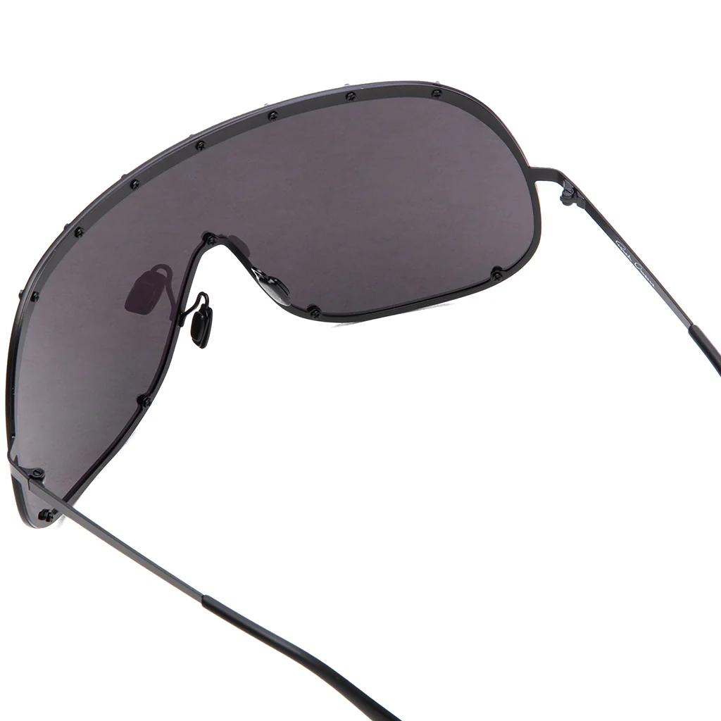 Sunglasses Shield - Black Temple/Black Lens - Image 3