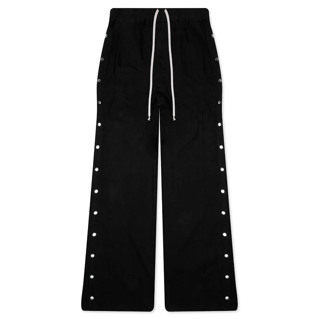 Wide Pusher Sweat Pants - Black