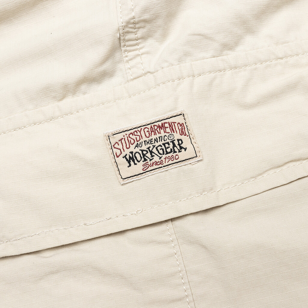 Ripstop Cargo Beach Pant - Cream - Image 4