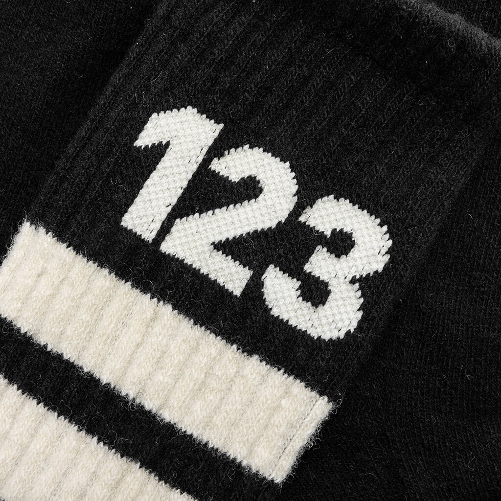 123 Socks - Black/White - Image 2
