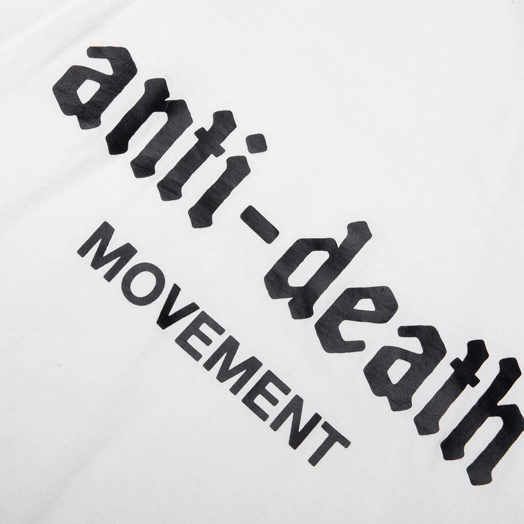 Anti Death Enemy L/S Tee - Max White - Image 3