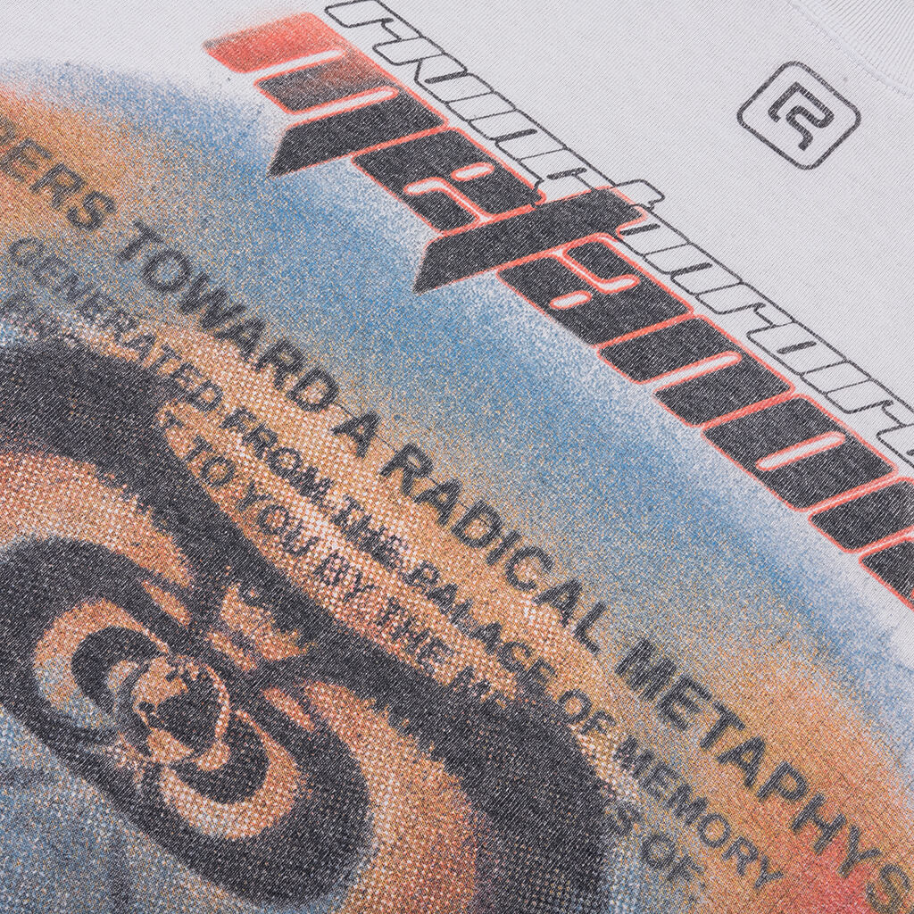 Divinity Paper Garden L/S Tee - Light Grey - Image 3