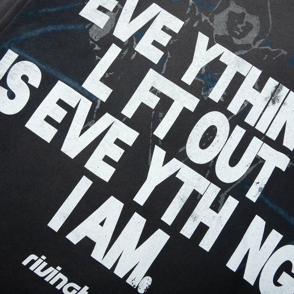 Left Out Enemy L/S Tee - Vintage Black - Image 4