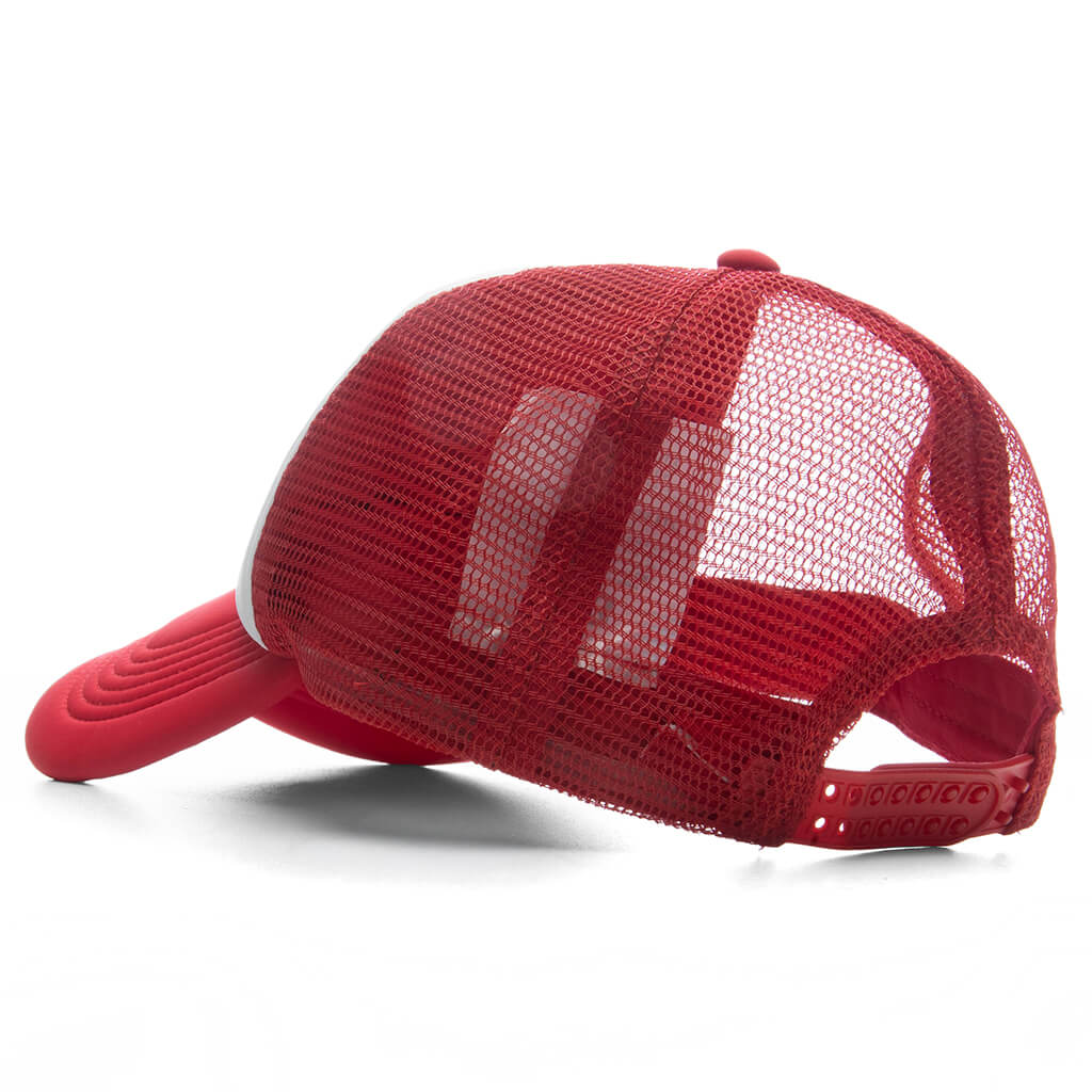 Secret Societies Trucker Hat - White/Red - Image 4