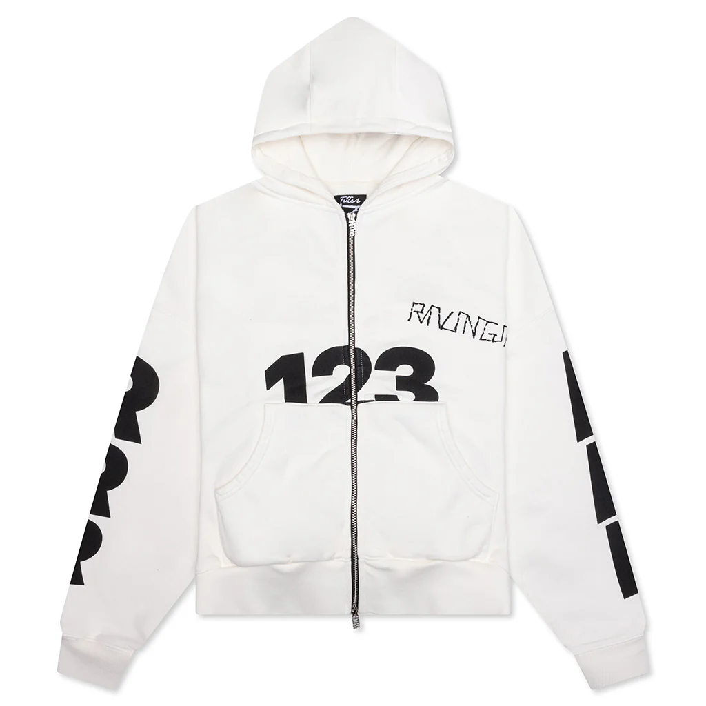 USO-123 CVA Zip Hoodie - Max White