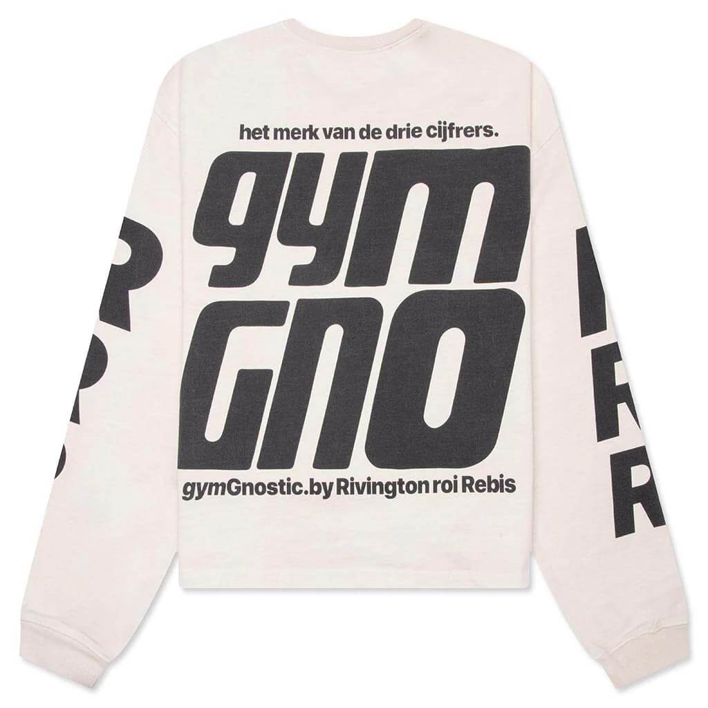 Wish Dangerously L/S Tee - Vintage White - Image 2