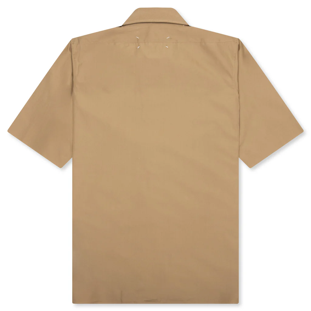 Short Sleeve Shirt - Camel - Image 2
