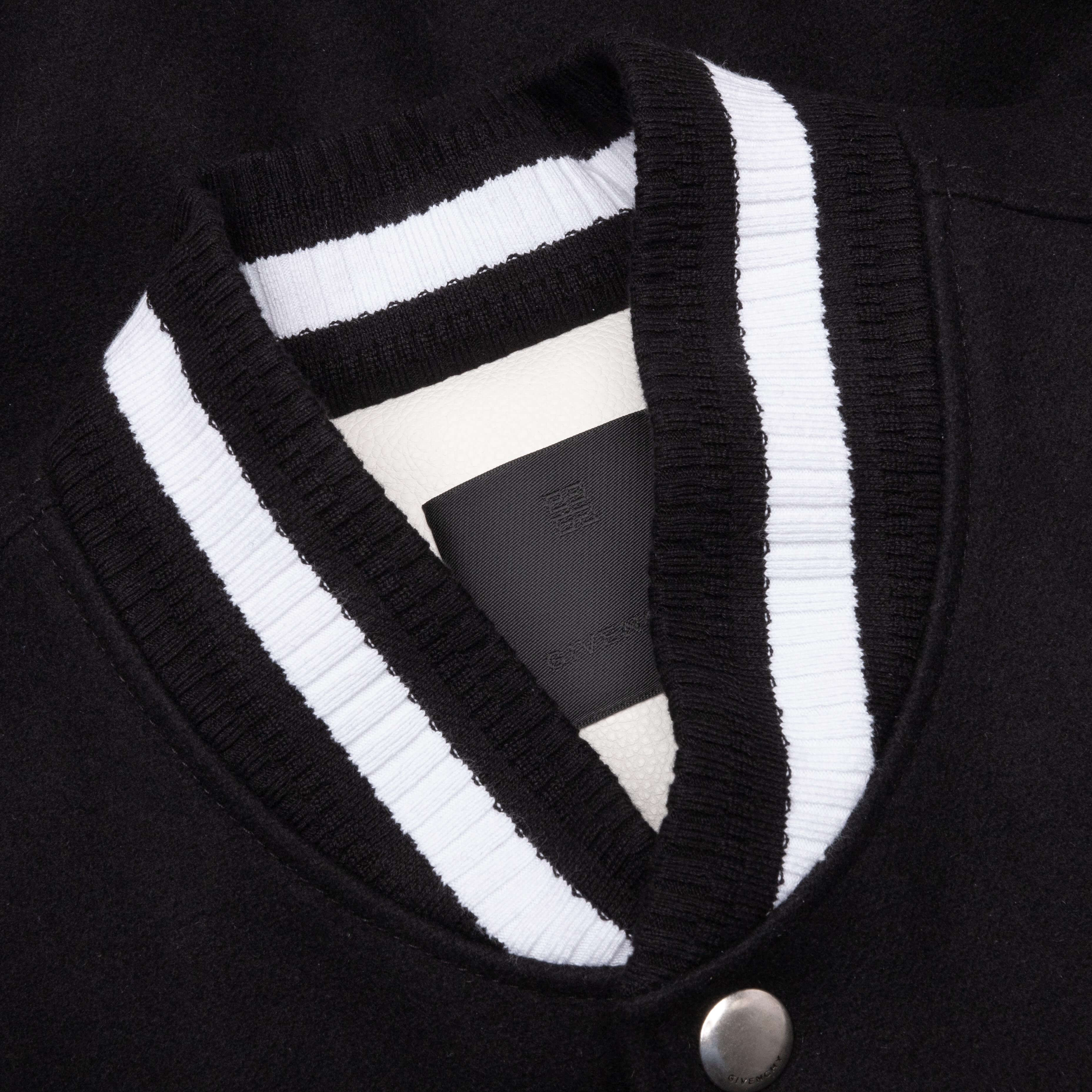 Varsity Jacket - Black/White - Image 3