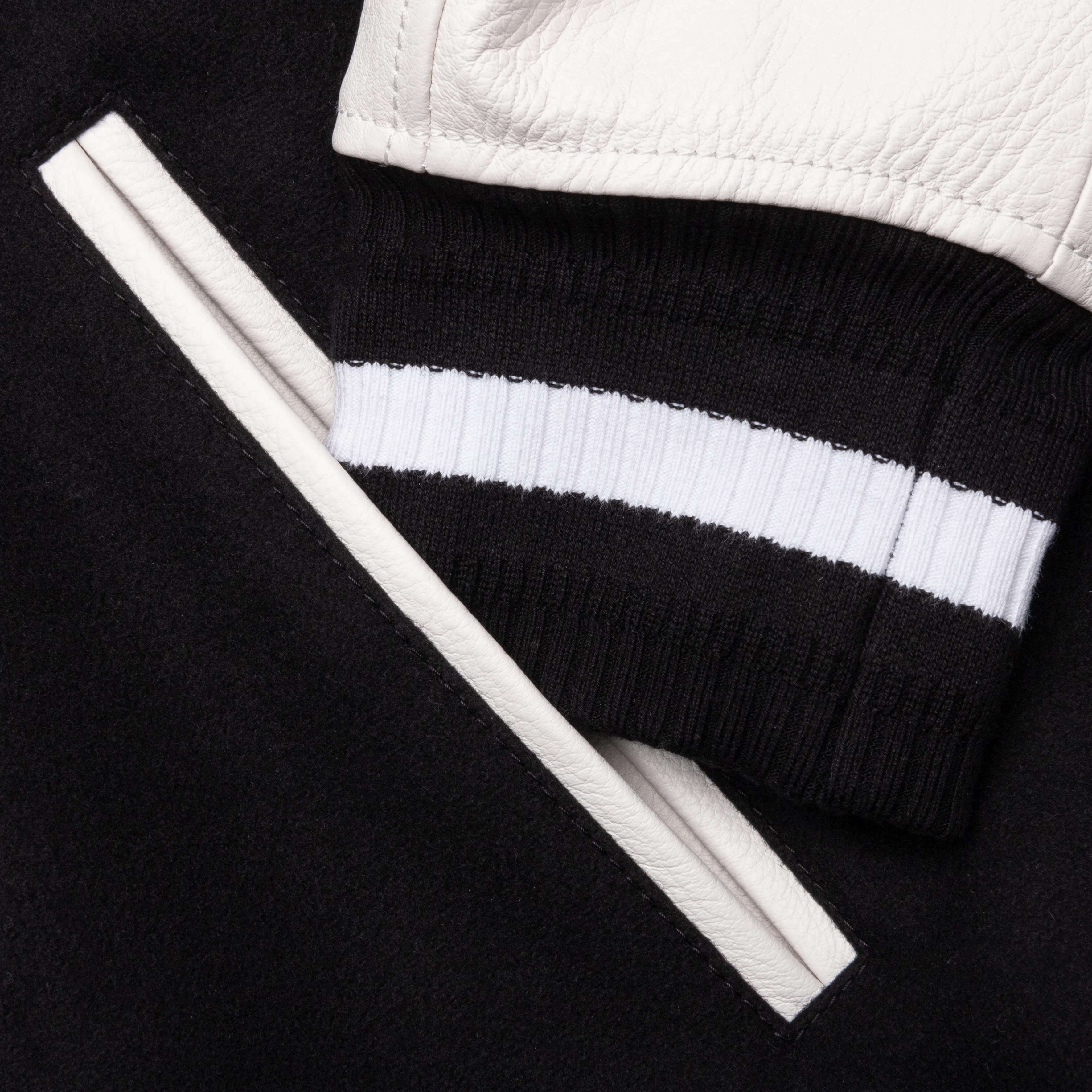 Varsity Jacket - Black/White - Image 4