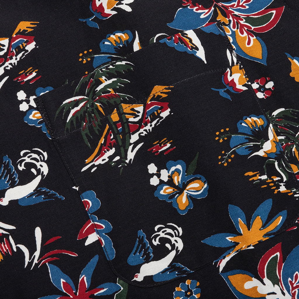 Car Race Tropical Print Shirt - Black/Tropical - Image 4