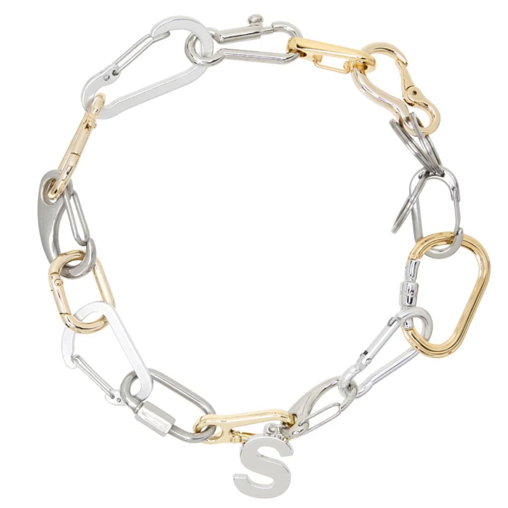 Carabiner Chain Necklace - Gold/Silver