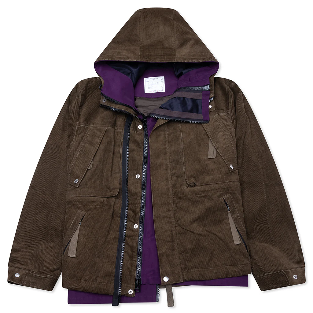 Corduroy Blouson - Khaki