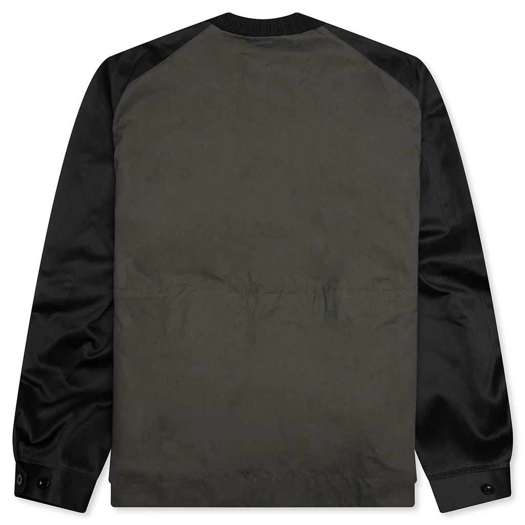 Cotton Chino Mix Pullover - Black/Navy/Dark Khaki - Image 2