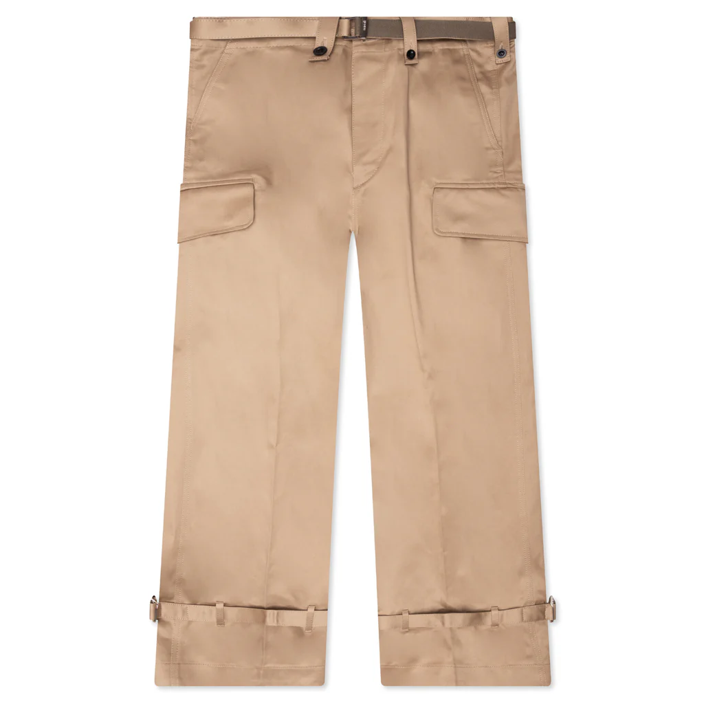 Cotton Chino Pants - Beige