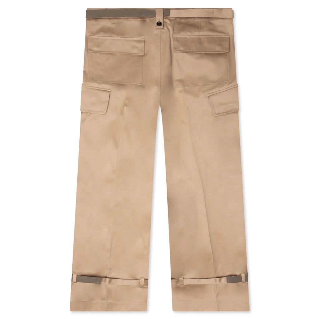 Cotton Chino Pants - Beige - Image 2