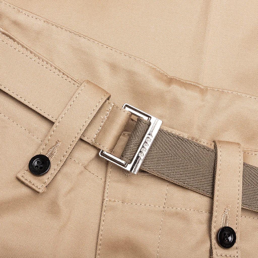 Cotton Chino Pants - Beige - Image 3