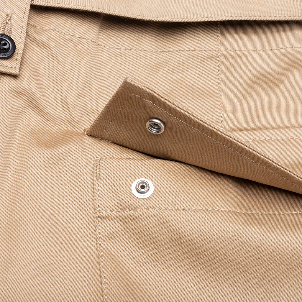 Cotton Chino Pants - Beige - Image 5