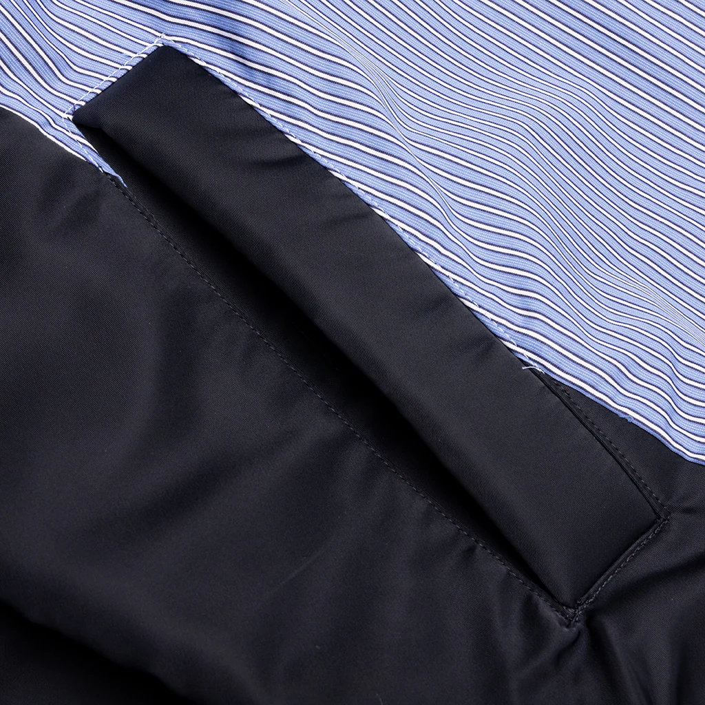 Cotton Poplin Pullover - Blue Stripe - Image 5