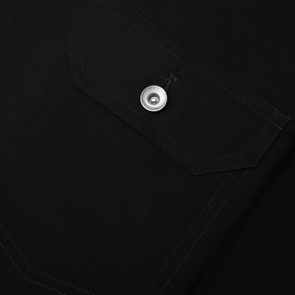 Cotton Typewriter Jacket - Black - Image 3