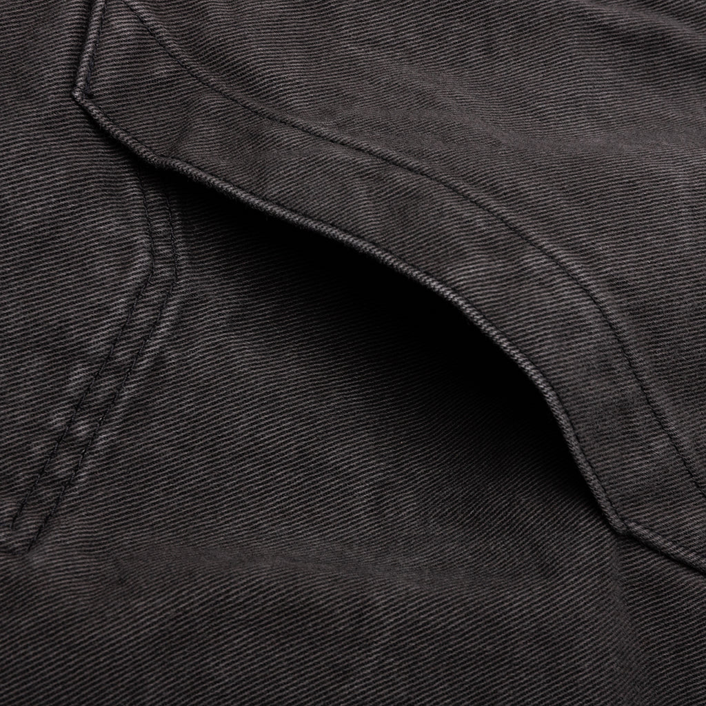 Denim Hoodie - Gray - Image 4