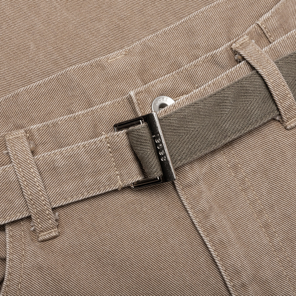 Belted Jeans - Beige - Image 3