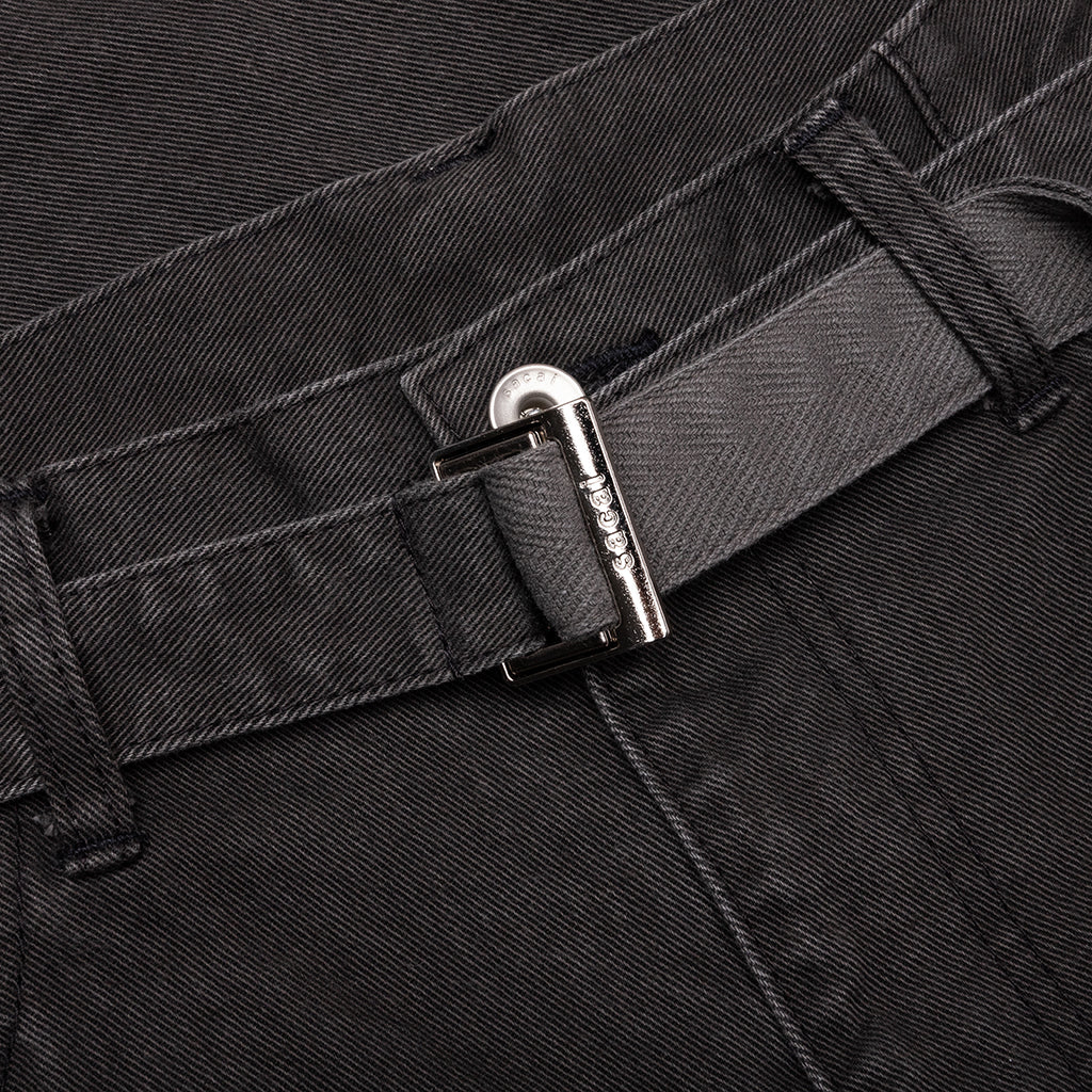 Belted Jeans - Gray - Image 3