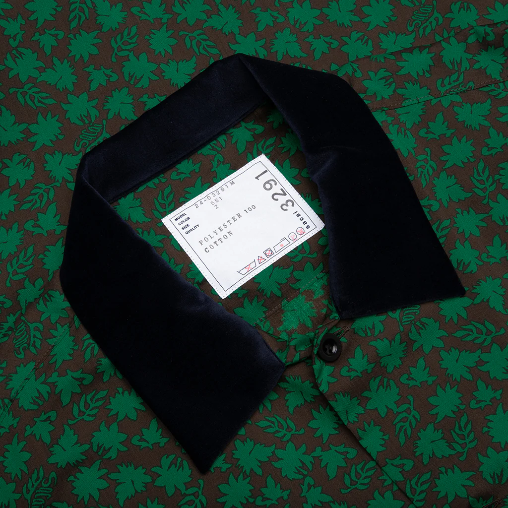 Floral Print Shirt - Green - Image 3