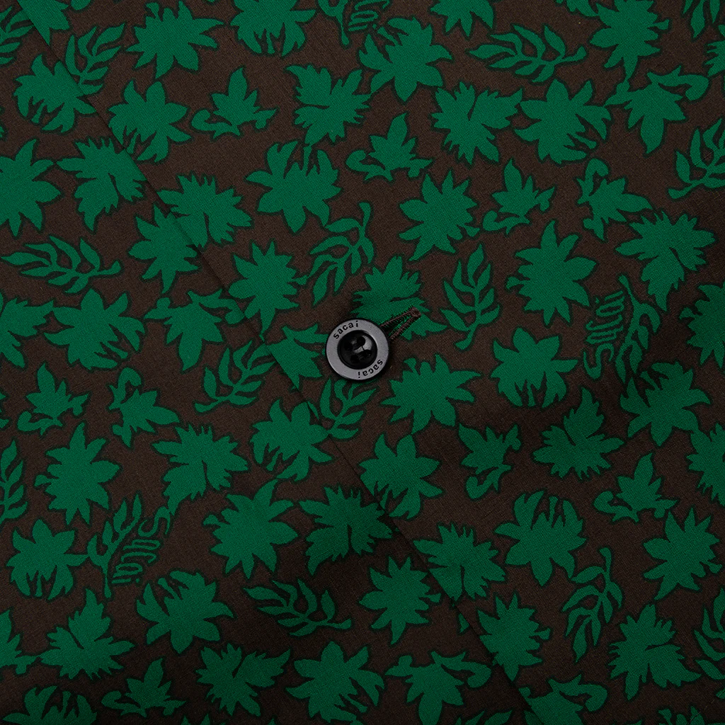 Floral Print Shirt - Green - Image 4