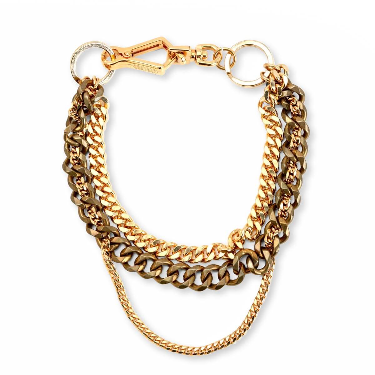 Narrow Chain Necklace - Gold - Image 2