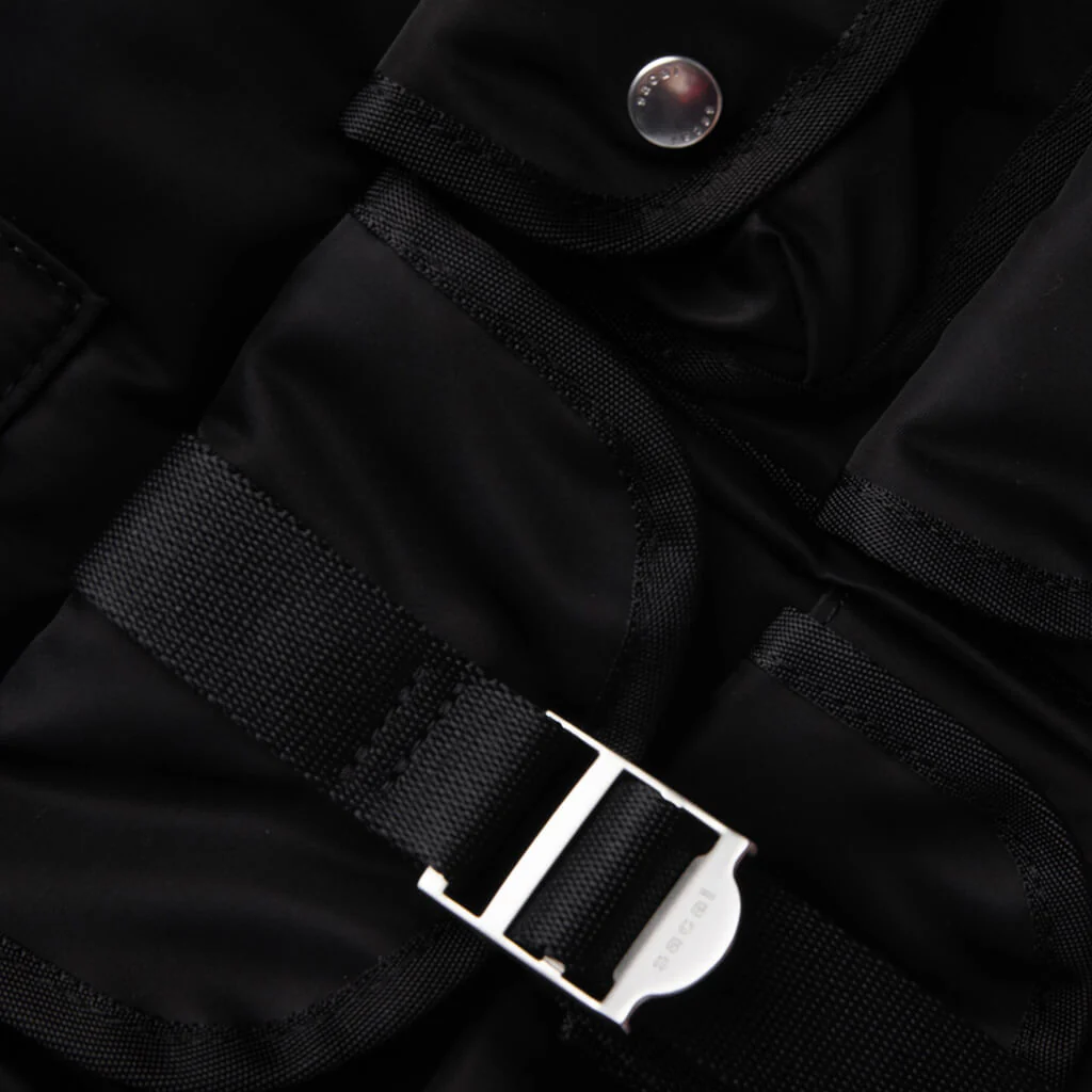 Nylon Tote Bag - Black - Image 3